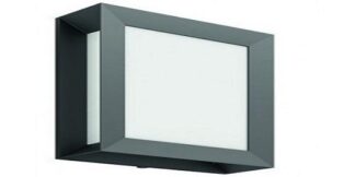 Philips Karp 1x6W Led Outdoor Wall Lamp, Anthracite
