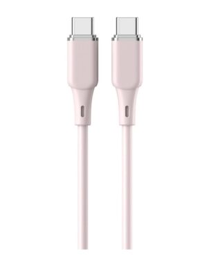 Cablu Lemontti Fast Charge 1.2m, 60W roz