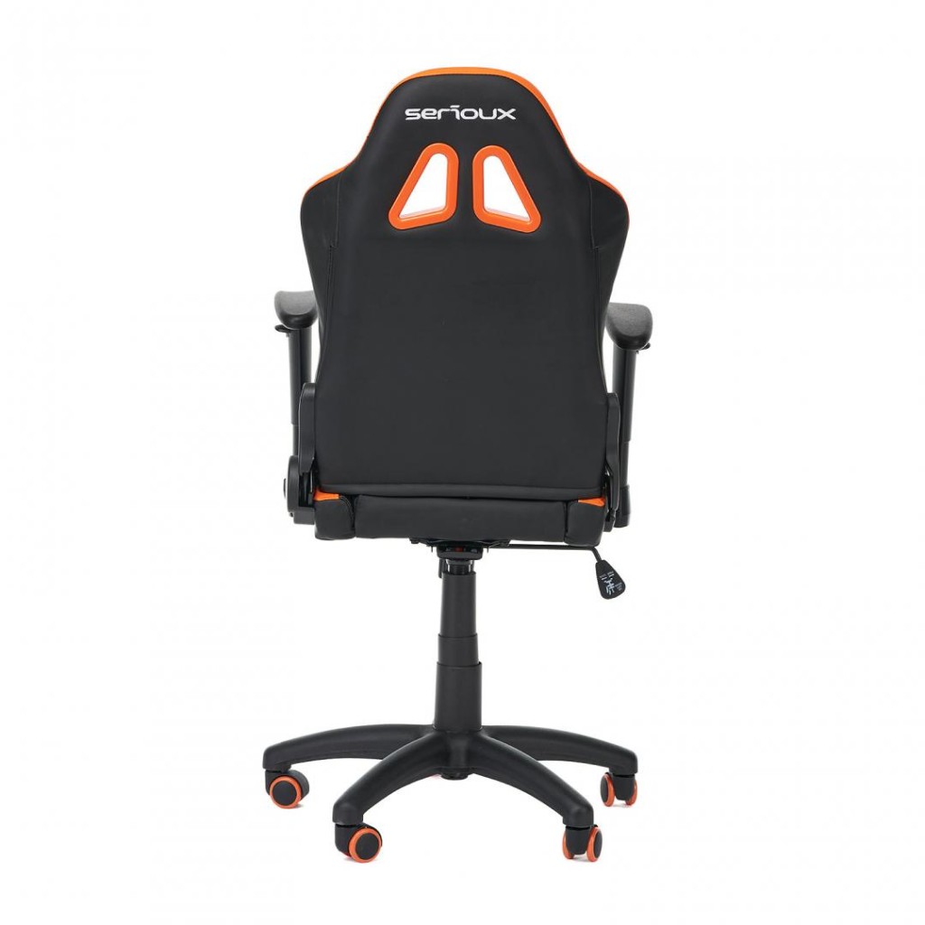 SERIOUS GAMING CHAIR KIDS ORANGE EU Supplies