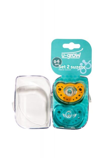 Set of 2 pacifiers Silicon 0-6 Months - Image 3