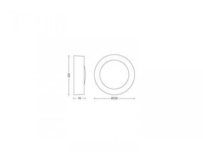 Daylo Hue WACA wall lantern black 1x15W - Image 4