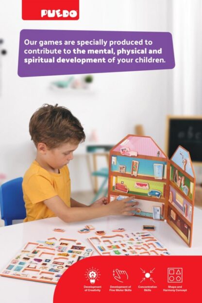 MAGNETIC GAME - BUILD YOUR HOUSE - Image 4