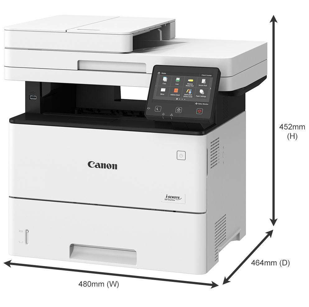 CANON MF552DW A4 MONO LASER MFP - Image 3