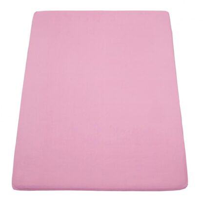 BED SHEET WITH ELASTIC 180X200 CM PINK - Image 2