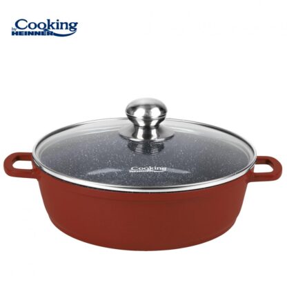 Aluminum Pot + Lid 28x7.5CM, 4.1L, CALABRIA