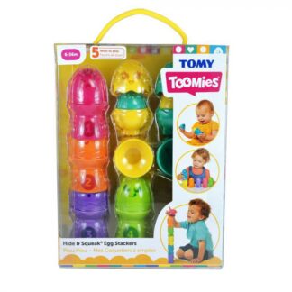 Eggs and colorful shapes