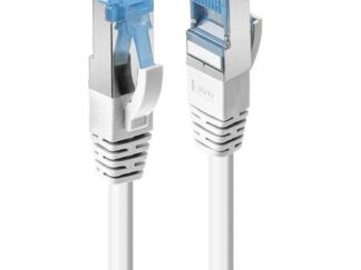 Lindm 1m Cat.6A S / FTP LSZH Cable, White
