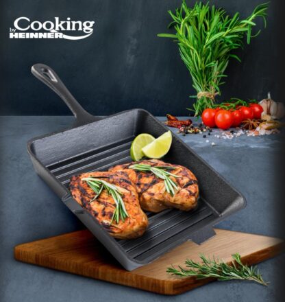 PURE CAST IRON GRILL PANE, 25 X 4.7 CM - Image 4