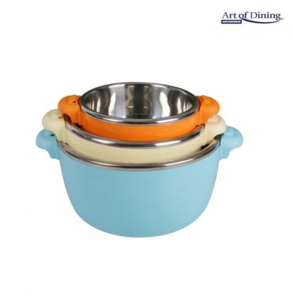 FOOD WARMER 3 PCS SET 2+4+6L,BELLY BLUE - Image 7