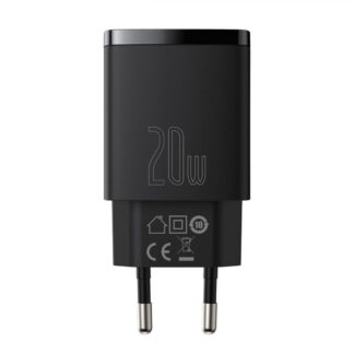 Baseus Compact charger, QC 20W, black