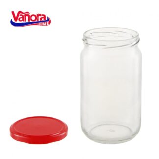 GLASS STORAGE JAR WITH LID 720 ML