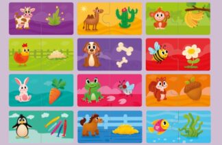 MATCHING GAME, WHAT DO THEY EAT