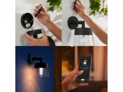 ATTRACT HUE WACA EU WALL LANTERN BLACK 1 - Image 2