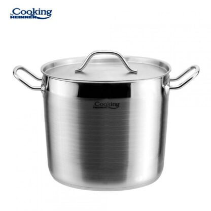 STAINLESS STEEL STOCK POT+LID 18x15 CM, 3.5L, MAESTRO
