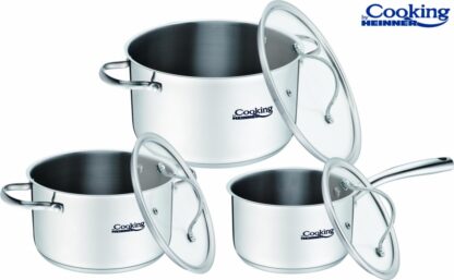 6 PIECE STAINLESS STEEL COOKING SET, ANNA - Image 2