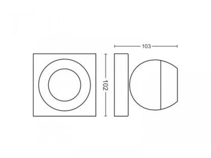 BUCKRAM HUE EXT. SINGLE SPOT WHITE 1X5W - Image 3