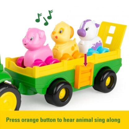 Tractor with trailer, animals and sounds - Image 3
