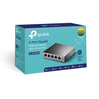 TL 5-PORT GB DESKTOP SWITCH + 4PORT POE - Image 2