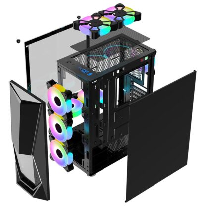 PC Case 1STPLAYER Gaming DK-3 BLACK - Image 2