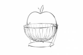 Metal fruit basket with stand, 30x29 CM