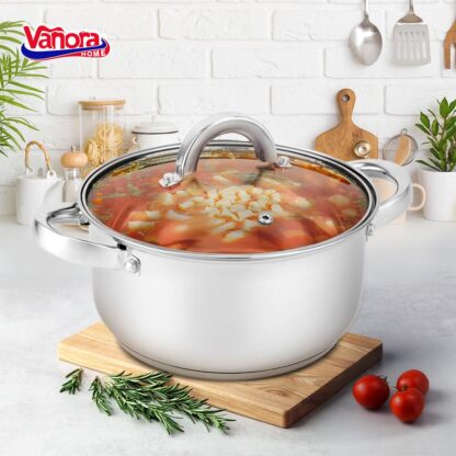 CRATITA INOX+CAPAC 22x10.5CM,3.9L, IRENE - Image 2