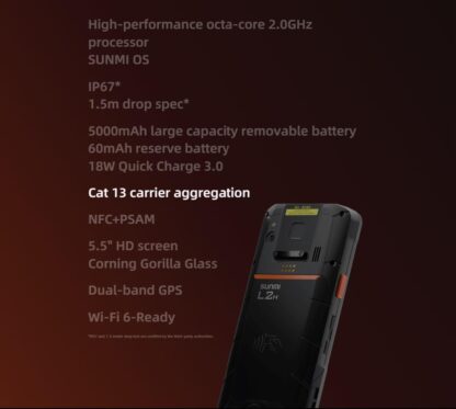 SUNMI T8911 L2H-Handhe.Wireless Terminal - Image 2