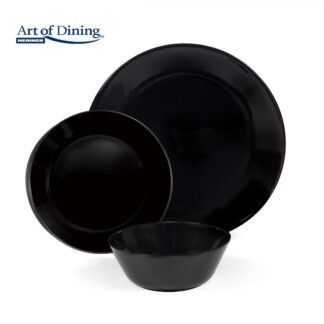 SERVICIU MASA OPAL NEGRU 18 PCS, CATANIA