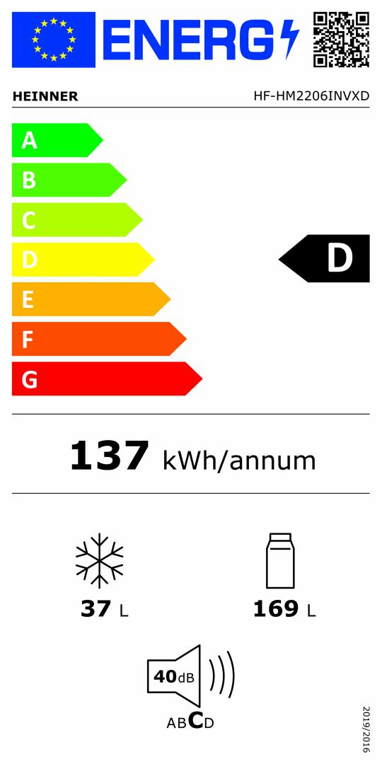 FRIGIDER 2 USI HEINNER HF-HM2206INVXD - Image 3