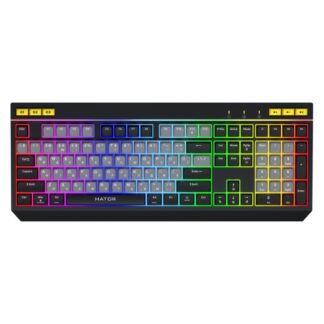 Tastatura mecanica Hator Icefall alb-negru