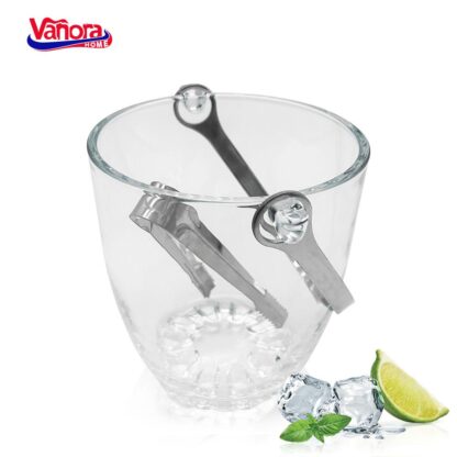 GLASS BREAKFAST BOWL WITH STAINLESS STEEL TONGS 800 ML - Image 3