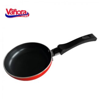 MINI ALUMINUM FRYING PLATE RED, 12x3 CM