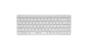 Tellur mini wireless keyboard, white