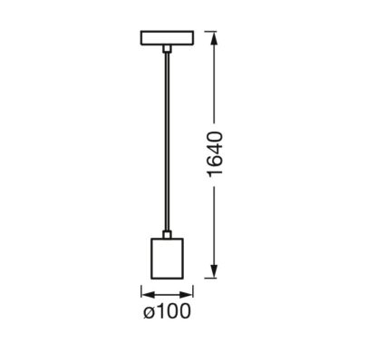 1906 PENDULUM ROUND E27 CH LEDV - Image 2
