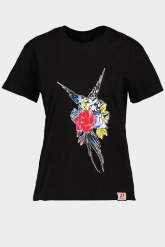FLOWER BIRD T-SHIRT W