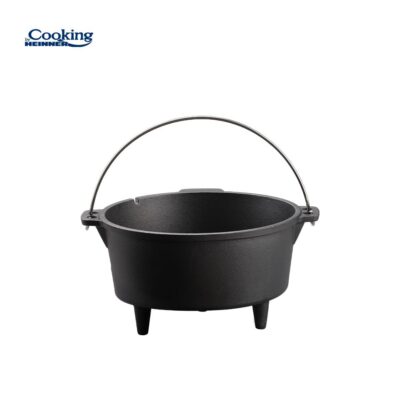 PURE CAST IRON POT+HEAD DIA 25 CM, 4L, NATURAL - Image 4