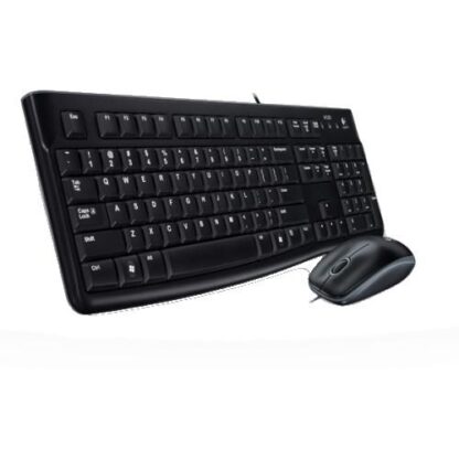 Kit Logitech MK120, USB 2.0, black