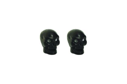 SKULL VALVE COVERS VC2912, 2PCS, BLACK