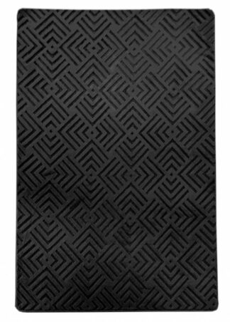 DOVER FUR CARPET 80X150 CM BLACK