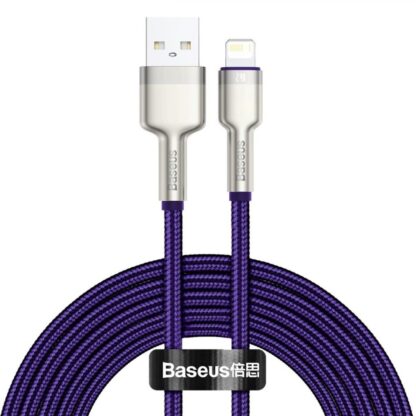 Cable Baseus Cafule Lightning 2m, purple