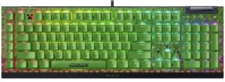Razer Blackwidow V4 X Green Sw Minecraft keyboard