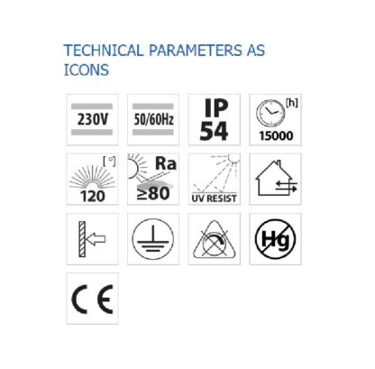 STARK LED 2X3W RD/BK IP54 VIVALUX - Image 4