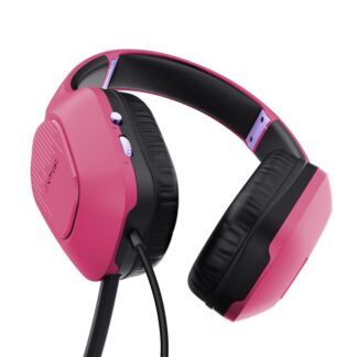 Trust GXT415P ZIROX headphones, pink