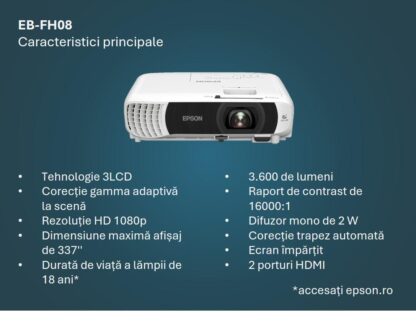 PROJECTOR EPSON EB-FH08 - Image 5