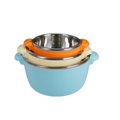 FOOD WARMER 3 PCS SET 2+4+6L,BELLY BLUE - Image 5