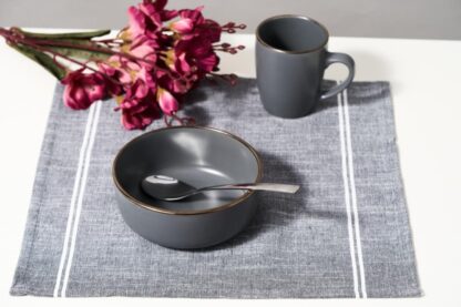 Set of 6 cereal bowls, 16 CM ceramic, CALYPSO - Image 3
