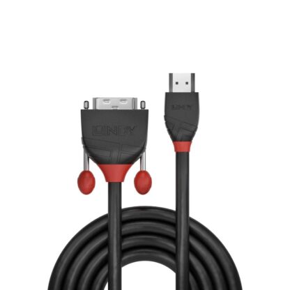 Lindy HDMI to DVI-D cable 1m, black