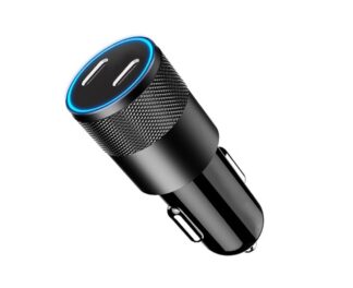 Lemontti 60W Car Charger, black