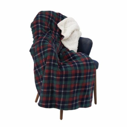 Fur blanket 150x200 cm Checks - Image 5