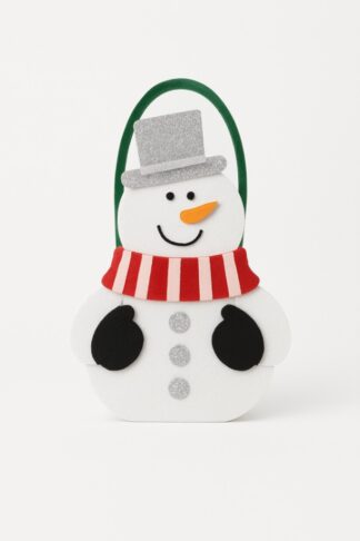 Prosop de bucatarie cu gentuta Snowman