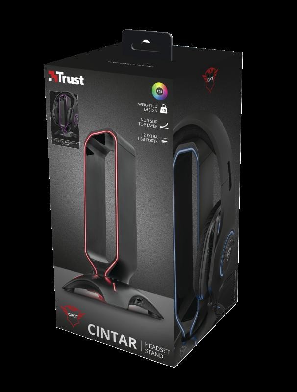 Trust GXT 265 Cintar RGB Headset Stand - Image 10